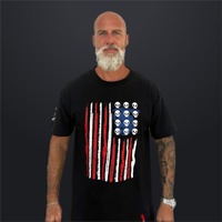 Skulls and Stripes Tee