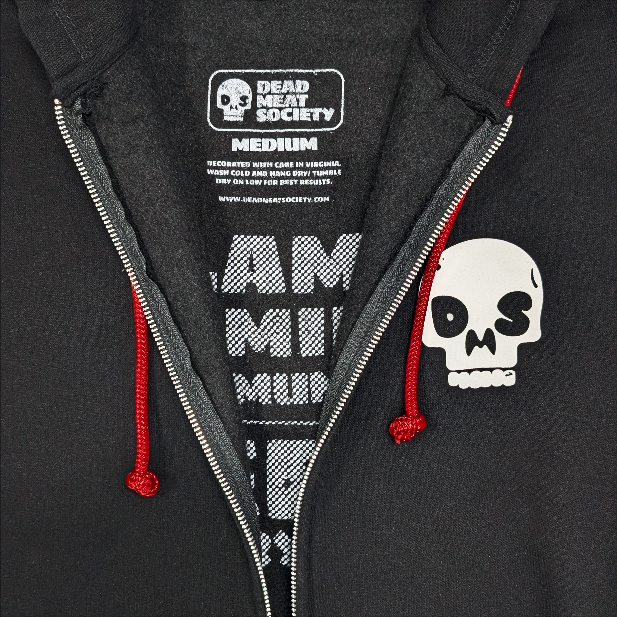Skull Stamp Hoodie