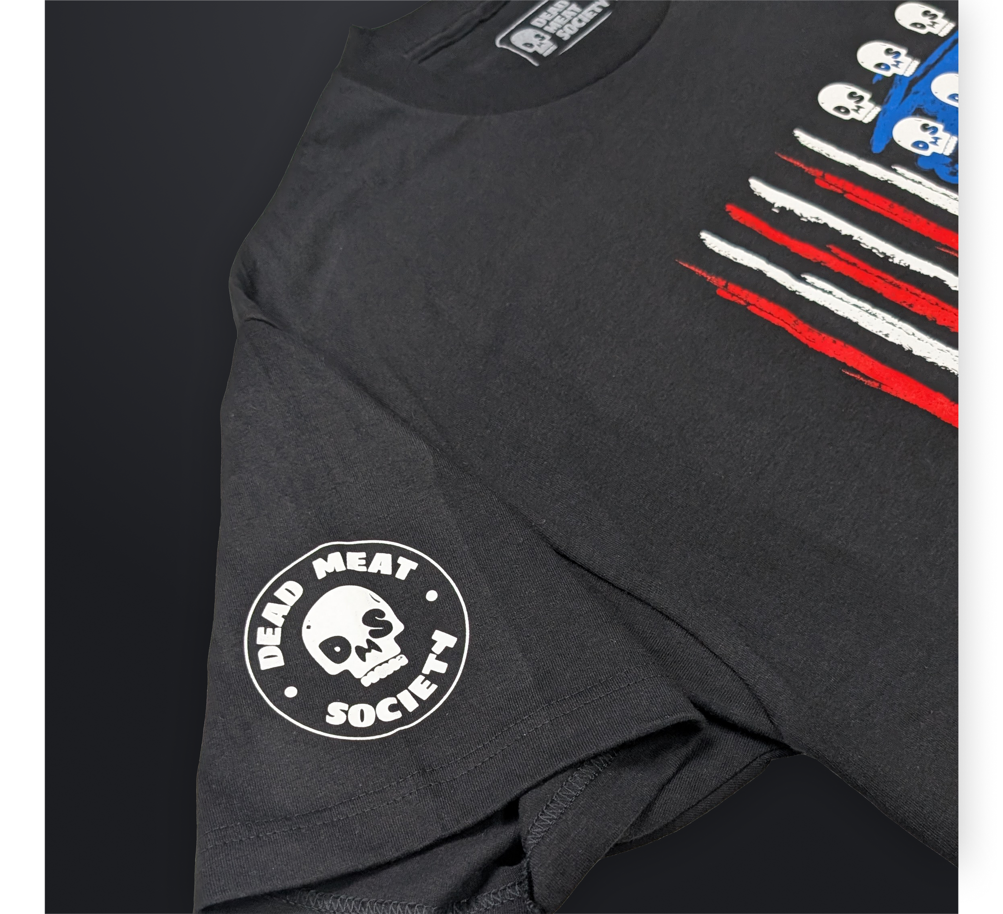 Skulls and Stripes Tee