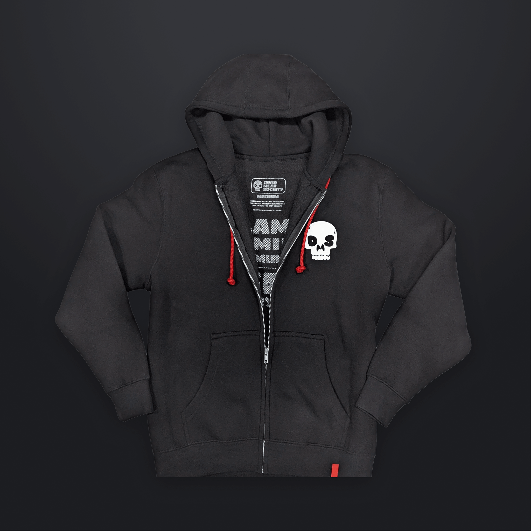 Skull Stamp Hoodie