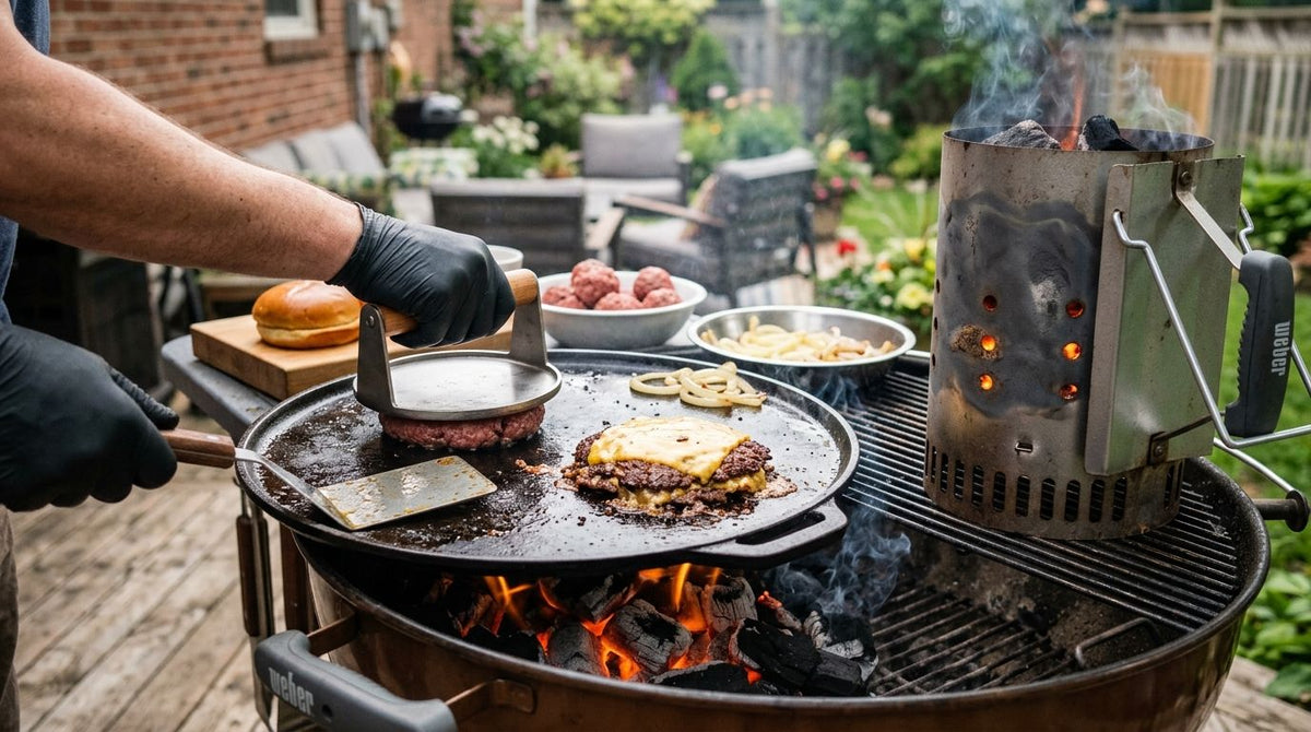 Can You Make Smash Burgers Over Charcoal? Setup and Technique