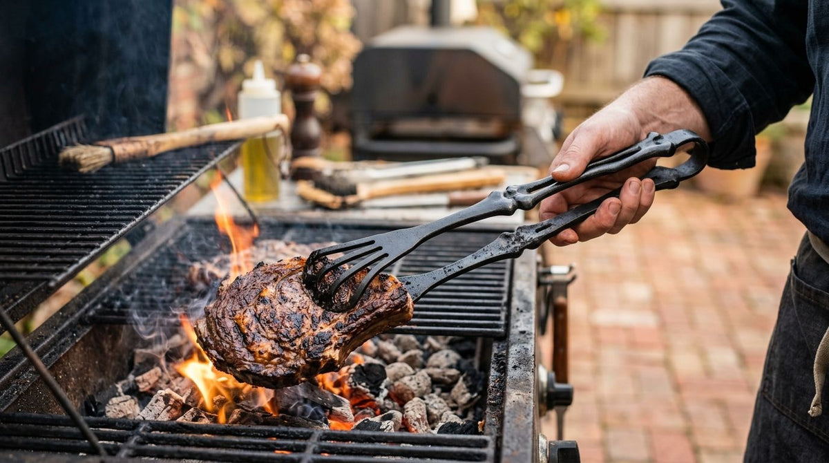 Are Skeleton-Design Grill Tongs Safe at High Heat?