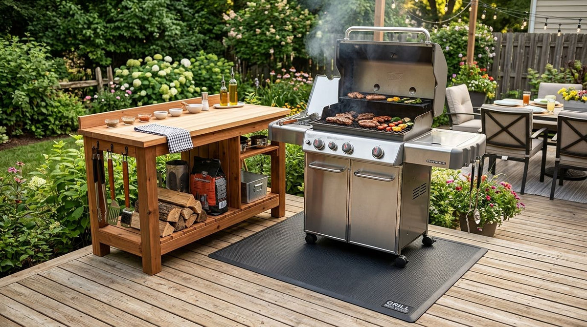 How to Build a Clean, Deck-Safe Grill Station