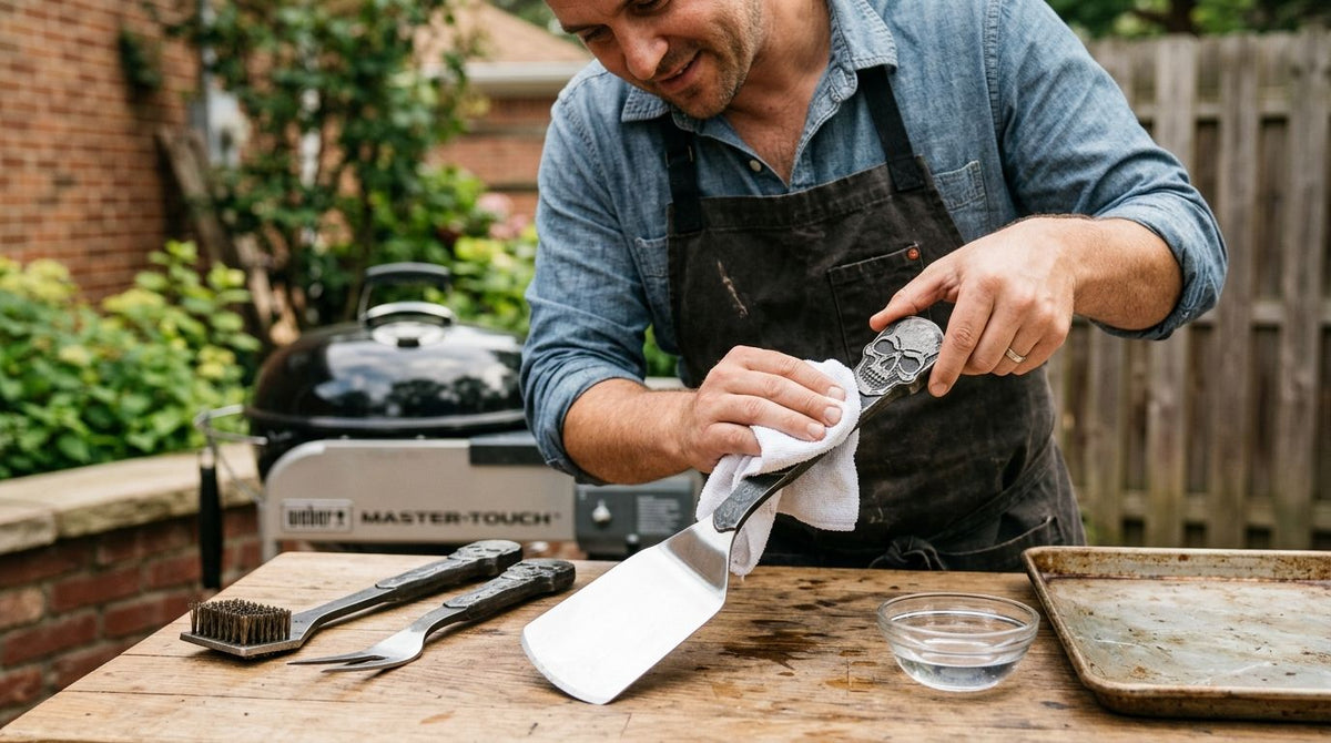 How to Clean Skull Grill Tools Without Damaging the Finish