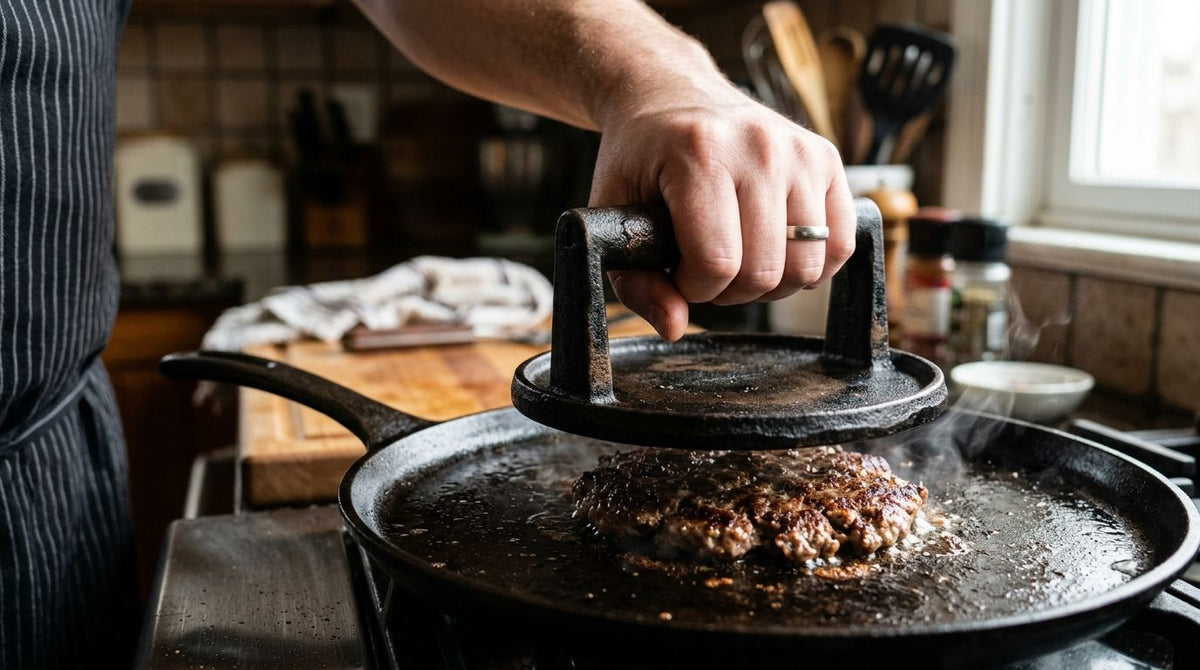How Long Does a Cast-Iron Burger Press Last?