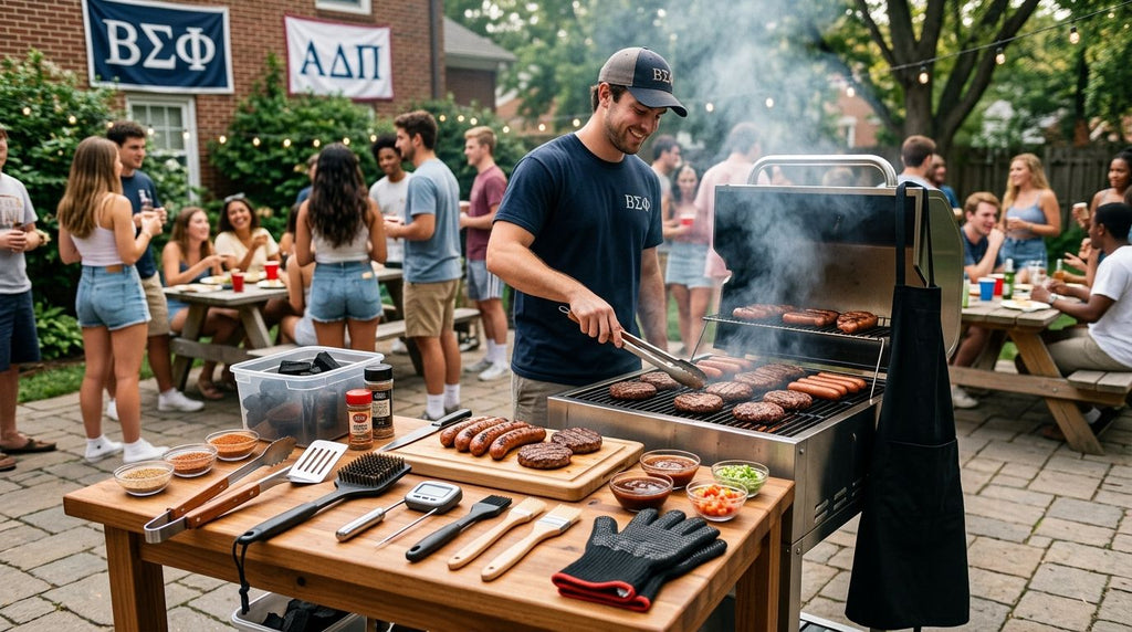 How to Plan Grill Gear for Fraternity and Sorority Cookouts