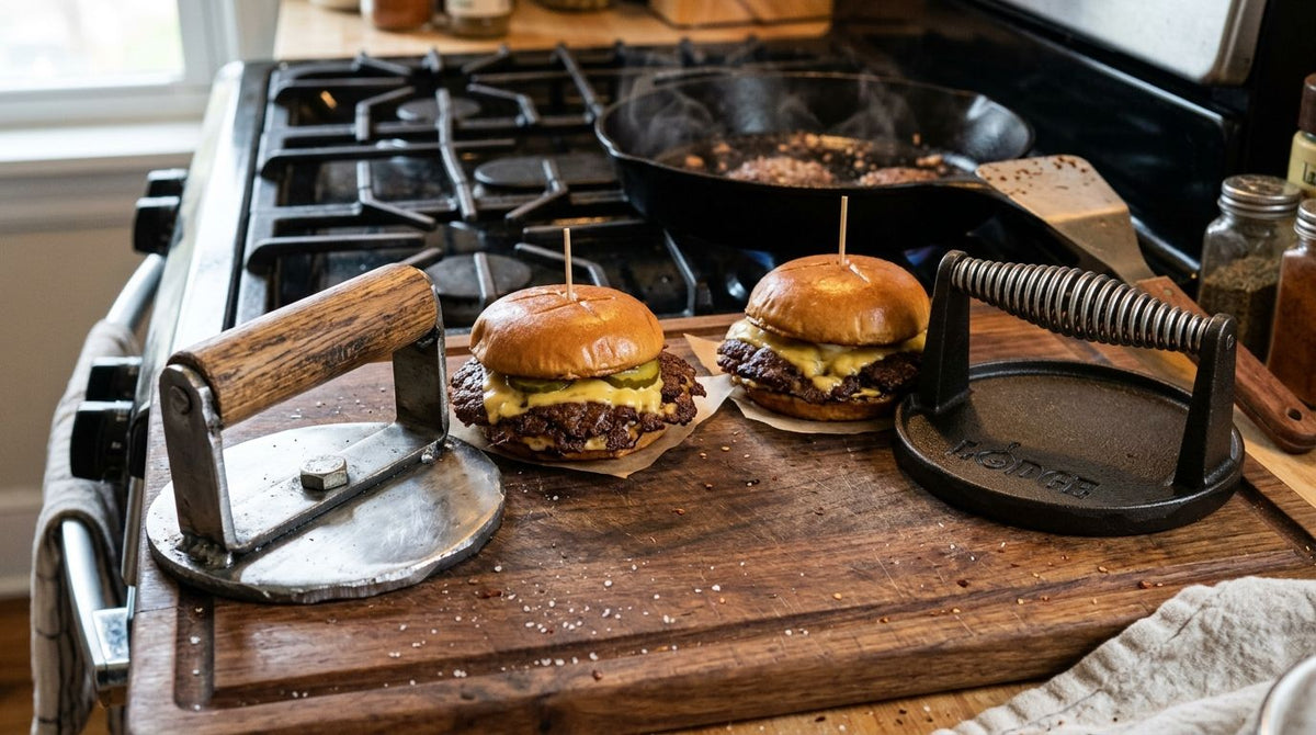 DIY Burger Smasher vs Cast-Iron Press: Pros, Cons, Safety