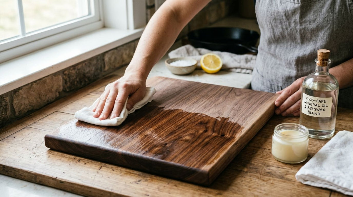 How to Season a Wood Cutting Board Before First Use