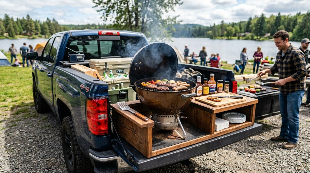 How to Build a Tailgate Grill Station in a Truck Bed