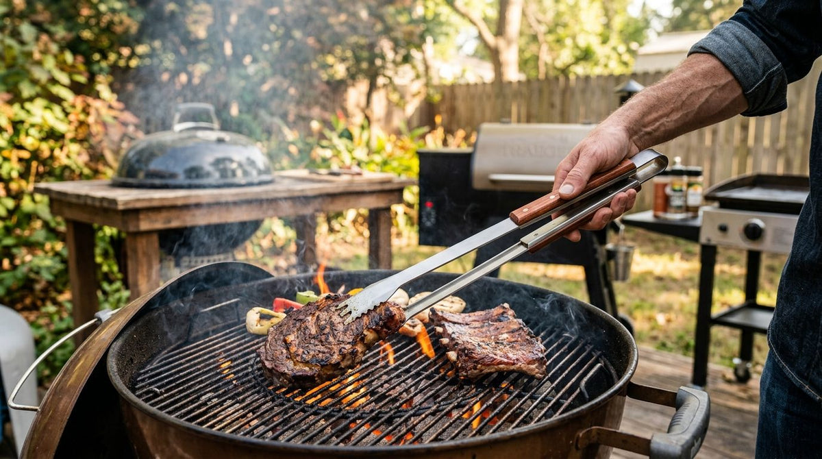 Best BBQ Tong Length for Grills, Griddles, and Smokers