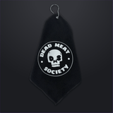 Skull Wipe Grill Towel - Black