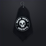 Skull Wipe Grill Towel - Black