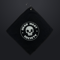 Skull Wipe Grill Towel - Black