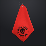 Skull Wipe Grill Towel - Red