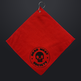 Skull Wipe Grill Towel - Red