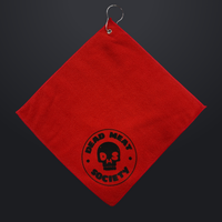 Skull Wipe Grill Towel - Red